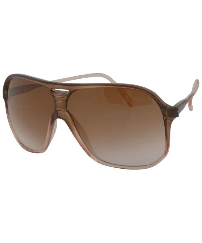 STEVE Brown Aviator Sunglasses sold by Giant Vintage