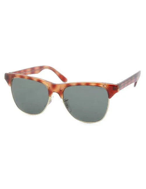 SLIDER Tortoise Browline Sunglasses sold by Giant Vintage product image thumbnail 2