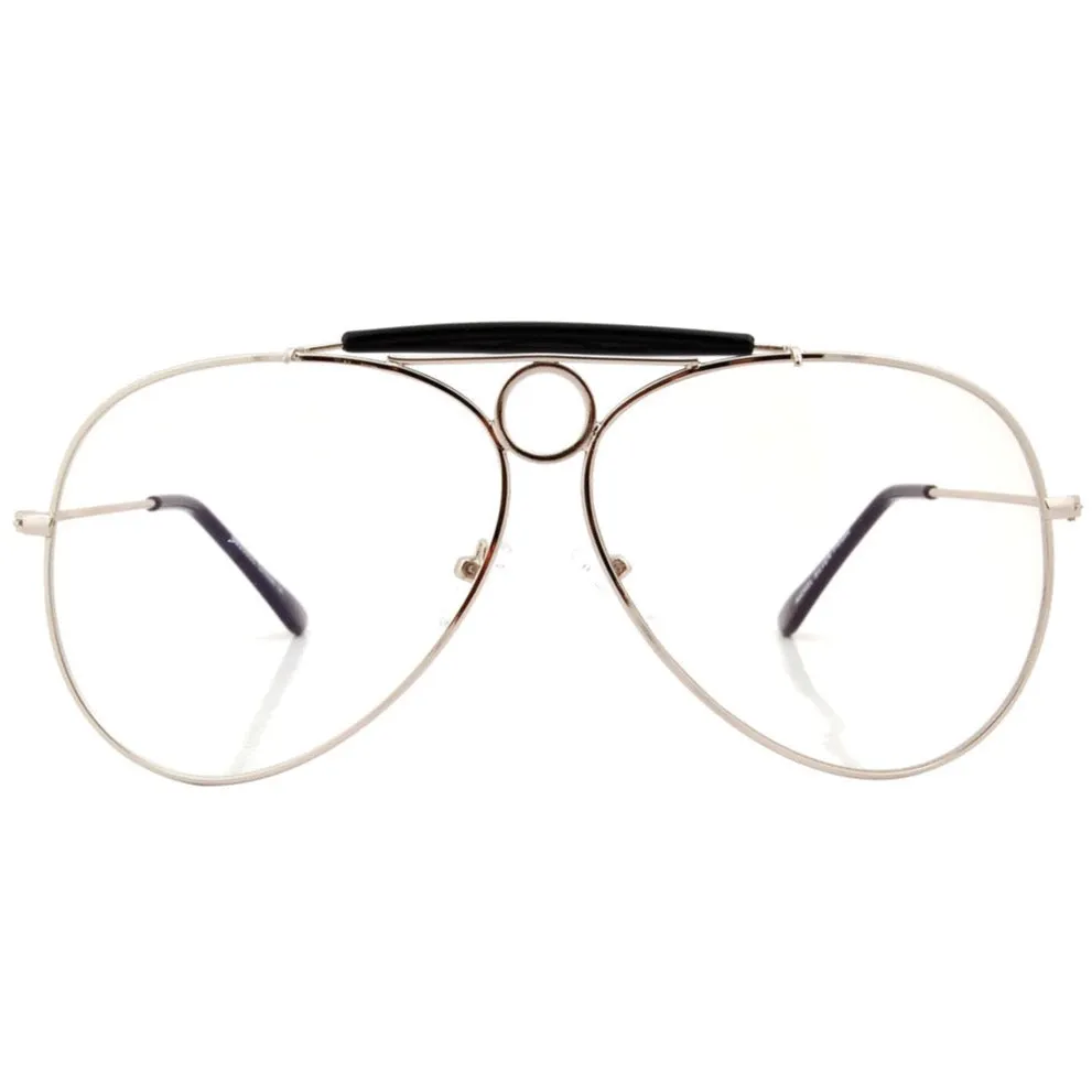 COHEN Silver Clear Glasses sold by Giant Vintage