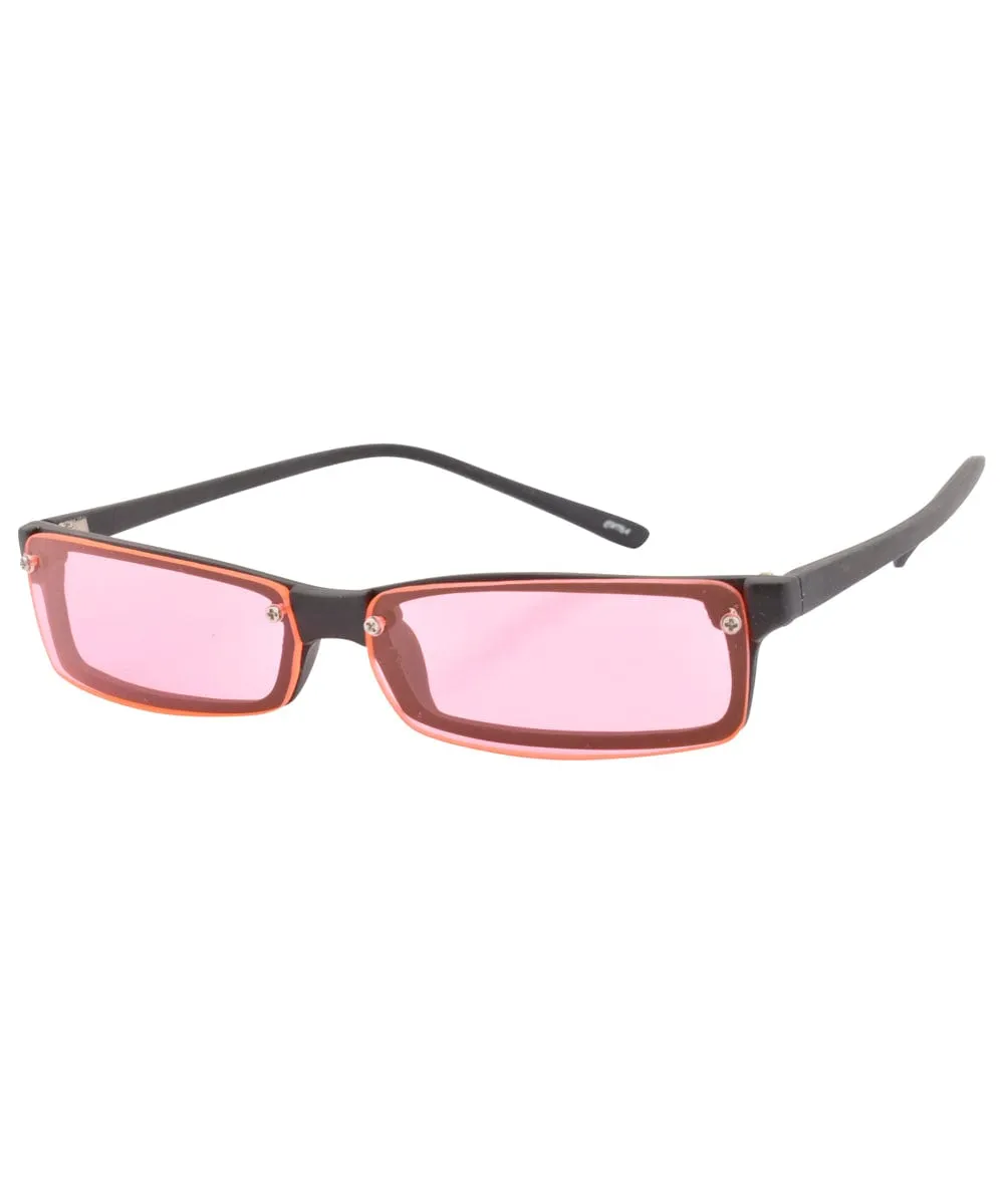 ZUBES Pink Square Sunglasses sold by Giant Vintage product image thumbnail 2