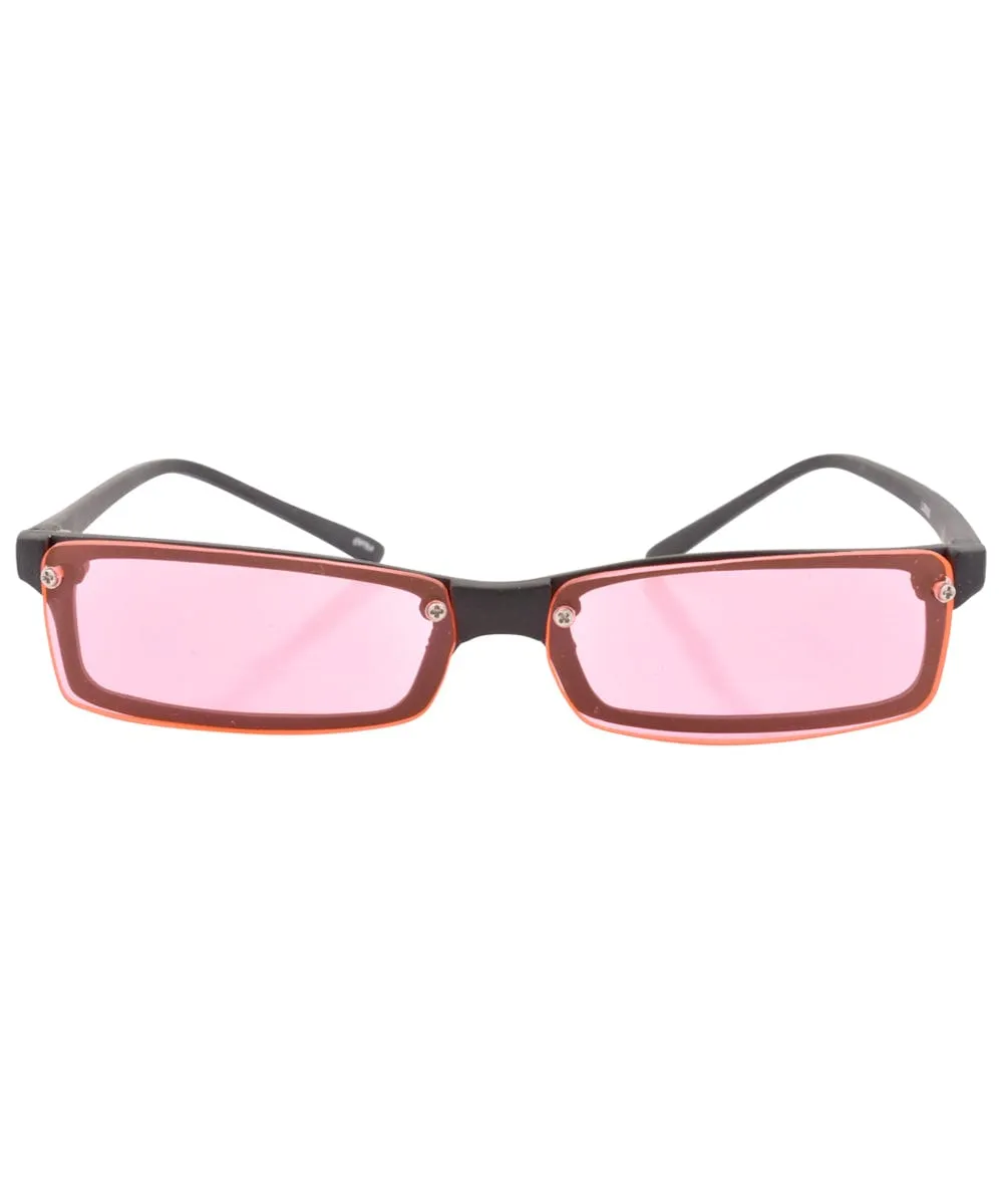 ZUBES Pink Square Sunglasses sold by Giant Vintage product image thumbnail 3