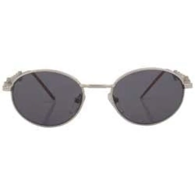 TRANSPO Silver Oval Sunglasses sold by Giant Vintage