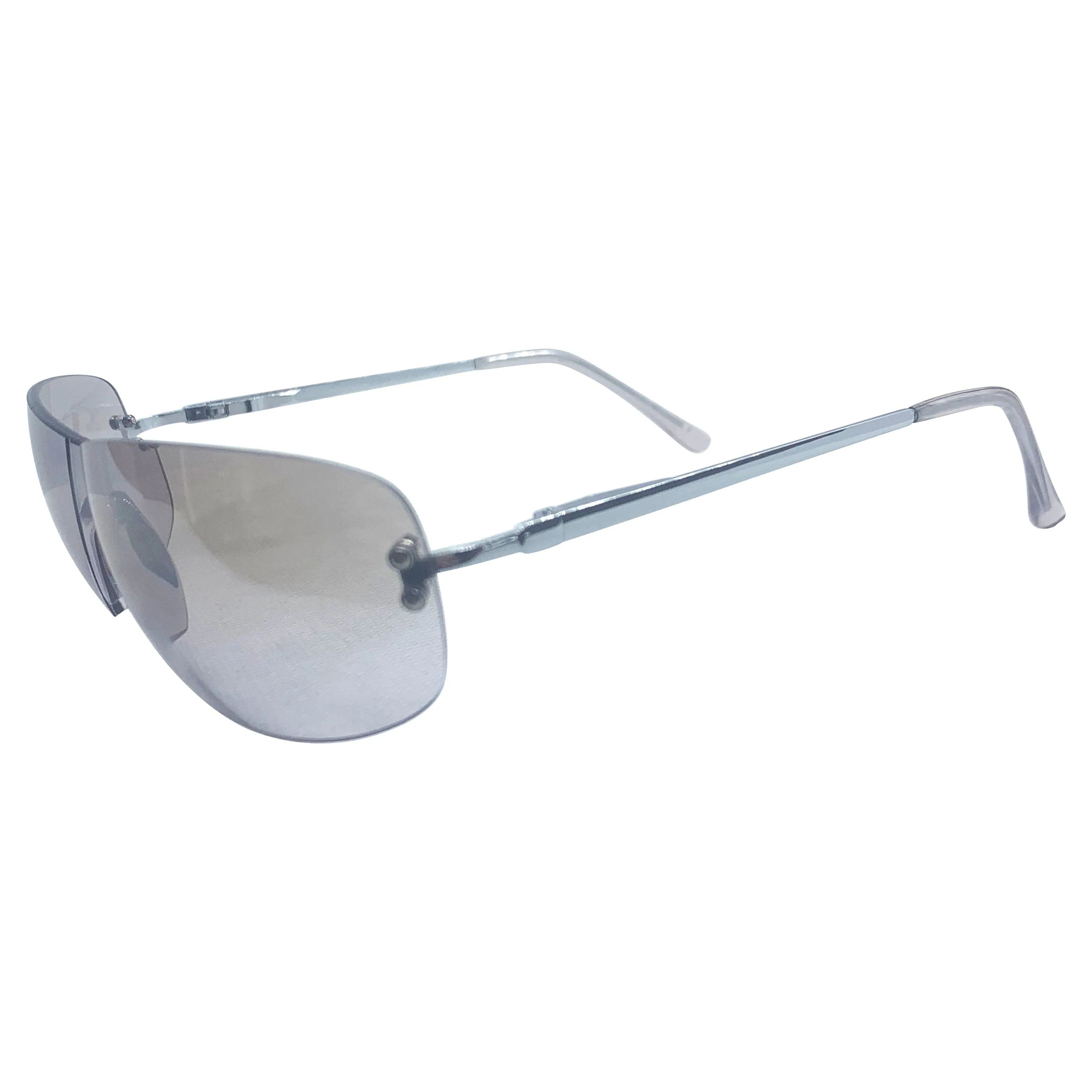 BOWIE Smoke Rimless Fashion Sunglasses sold by Giant Vintage product image thumbnail 2