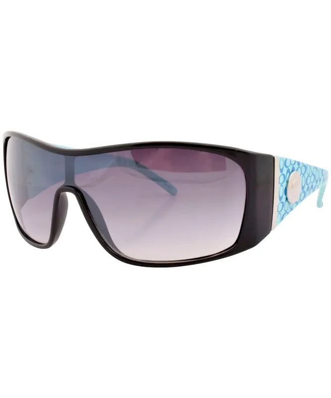 DIZZY Black/Blue Oversized Sunglasses sold by Giant Vintage