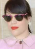 DARLING Pink Cat-Eye Sunglasses sold by Giant Vintage