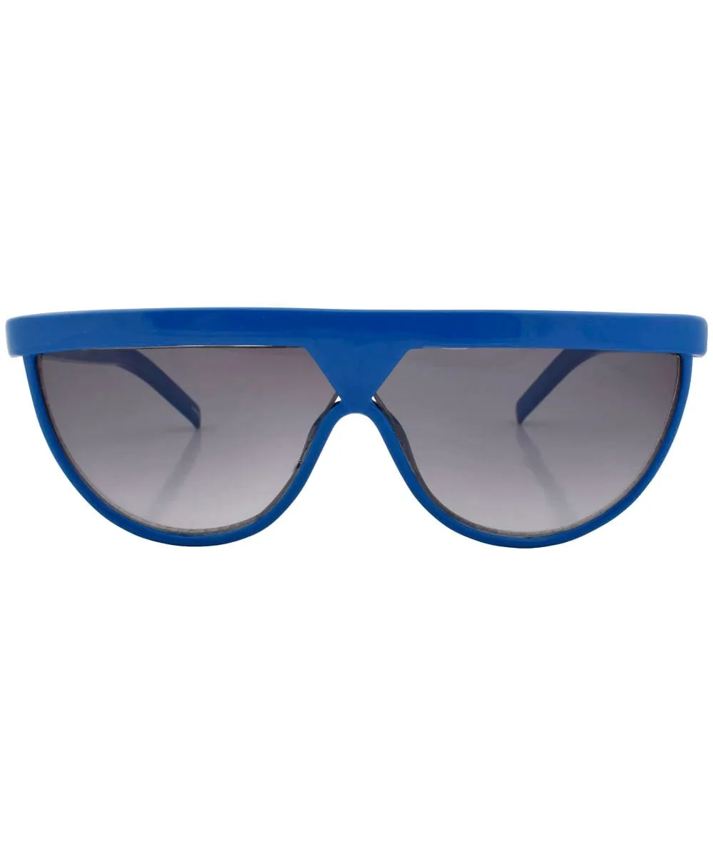LITHO Blue 80s Sunglasses sold by Giant Vintage product image thumbnail 3