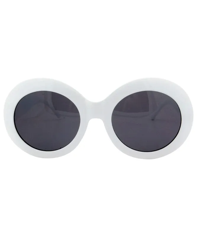 BUGGLES White Oversized Sunglasses sold by Giant Vintage