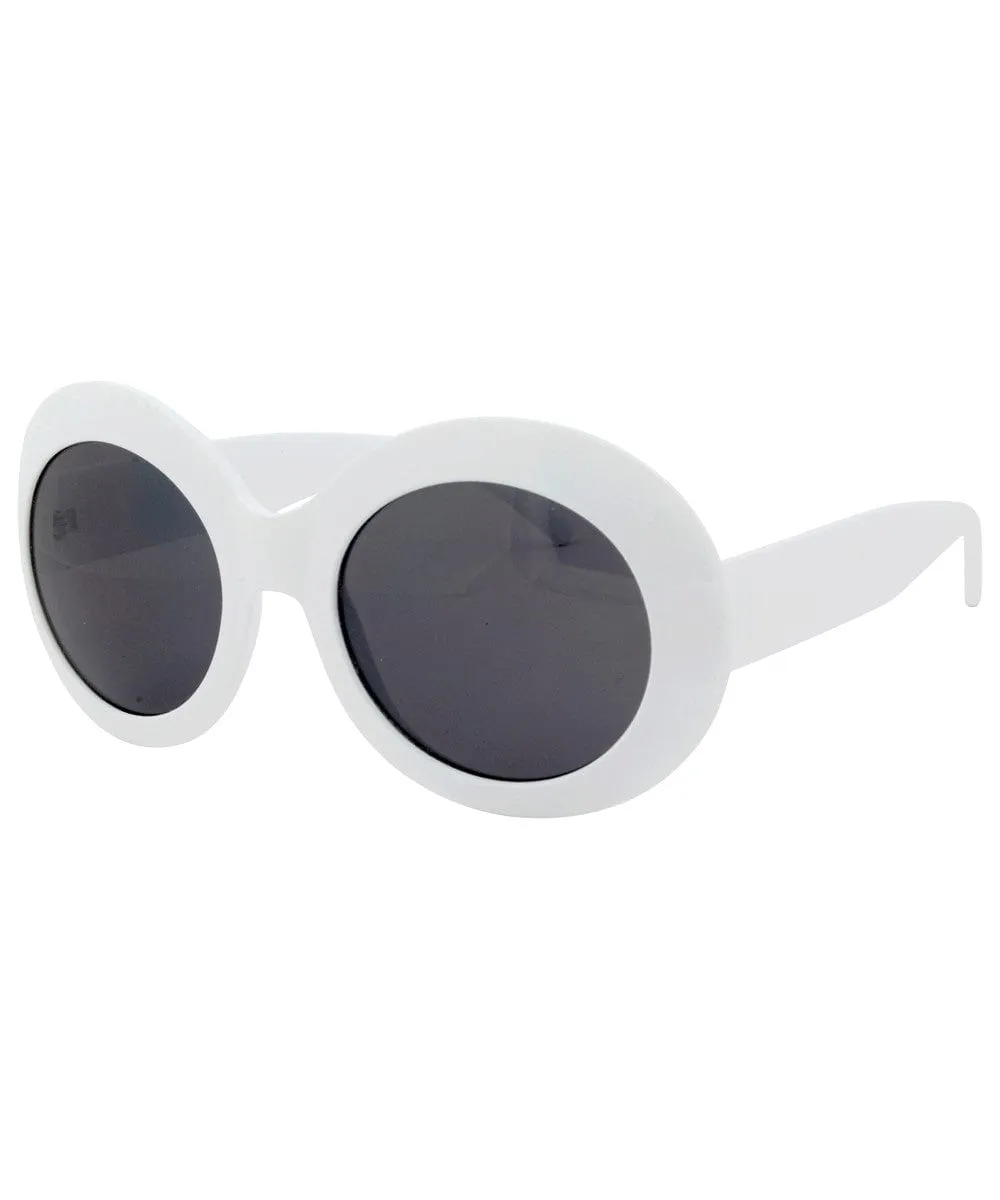 BUGGLES White Oversized Sunglasses sold by Giant Vintage product image thumbnail 2