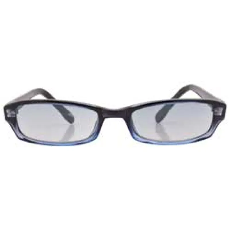 BUBEZ Black/Blue Square Sunglasses sold by Giant Vintage