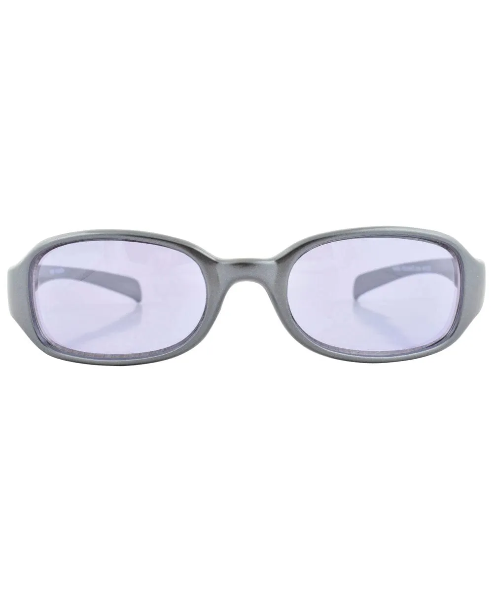 TATER Gray/Purple Square Sunglasses sold by Giant Vintage product image thumbnail 3