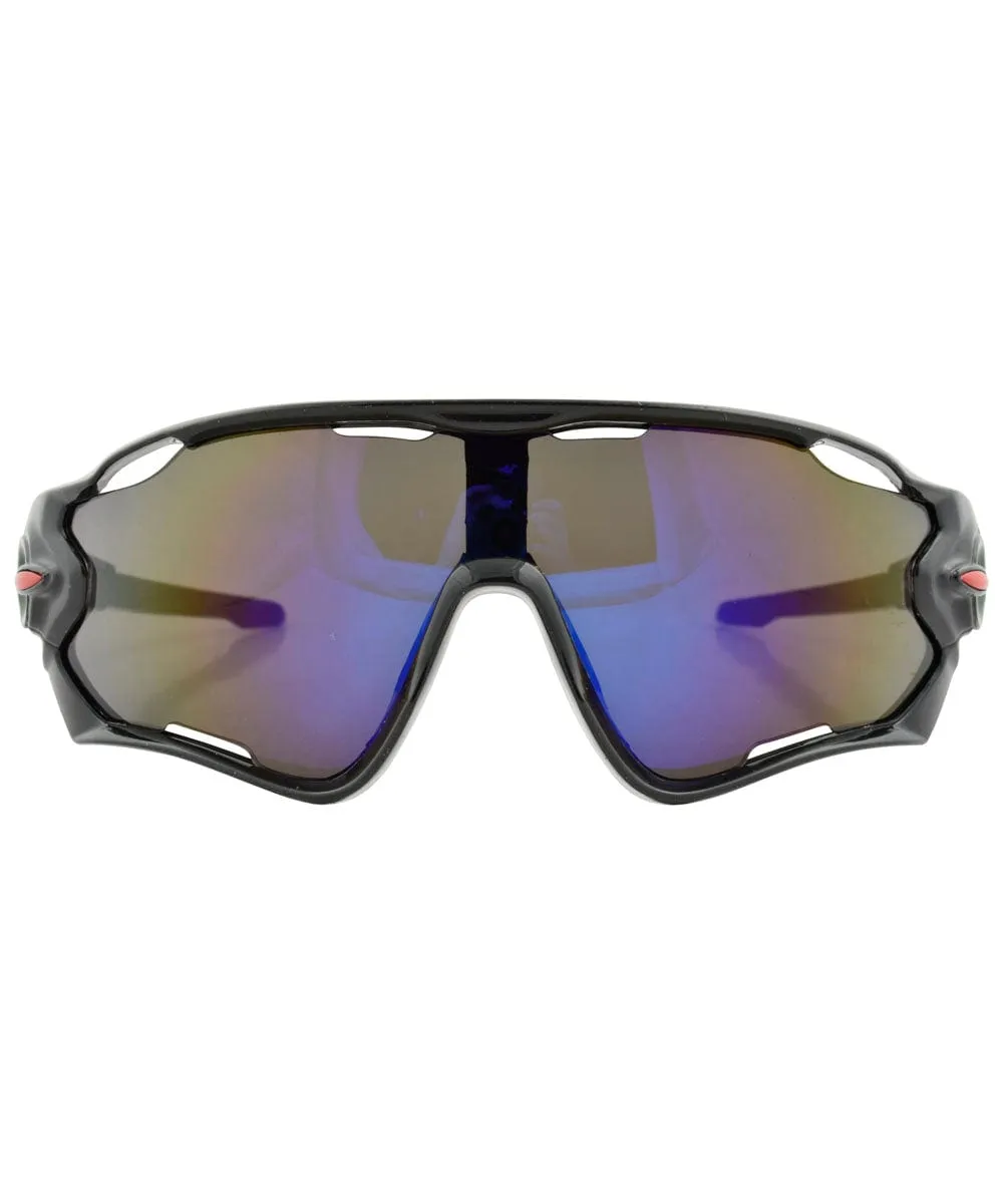 POWDERED Black Sports Sunglasses sold by Giant Vintage product image thumbnail 2