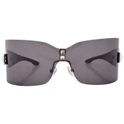 BANDOLITO Smoke/Black Rimless Sunglasses sold by Giant Vintage