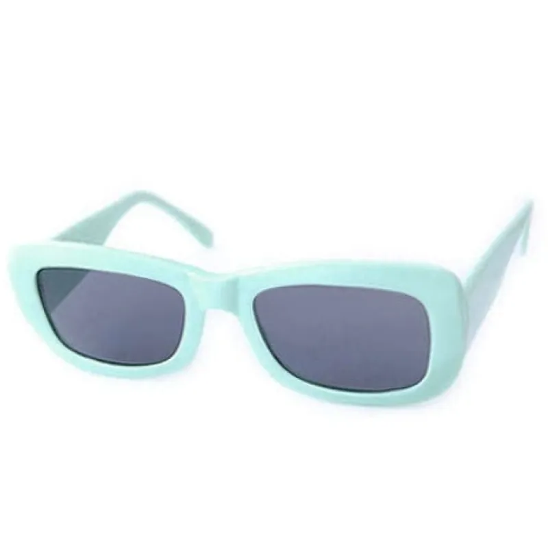 KITTEN Blue Square Sunglasses sold by Giant Vintage
