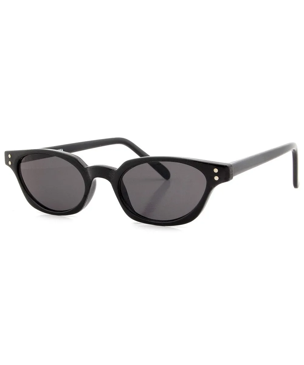TRAINS Black Cat-Eye Sunglasses sold by Giant Vintage product image thumbnail 2