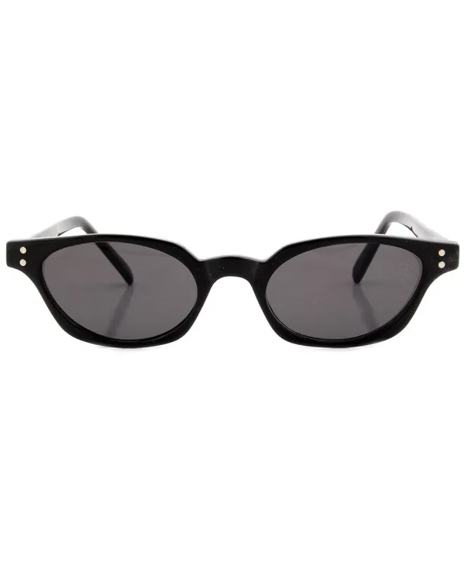 TRAINS Black Cat-Eye Sunglasses sold by Giant Vintage