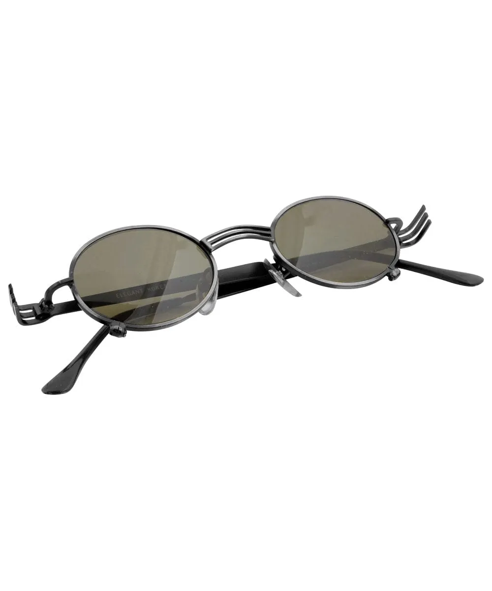 FORKED Relic Oval Steampunk Sunglasses sold by Giant Vintage product image thumbnail 3