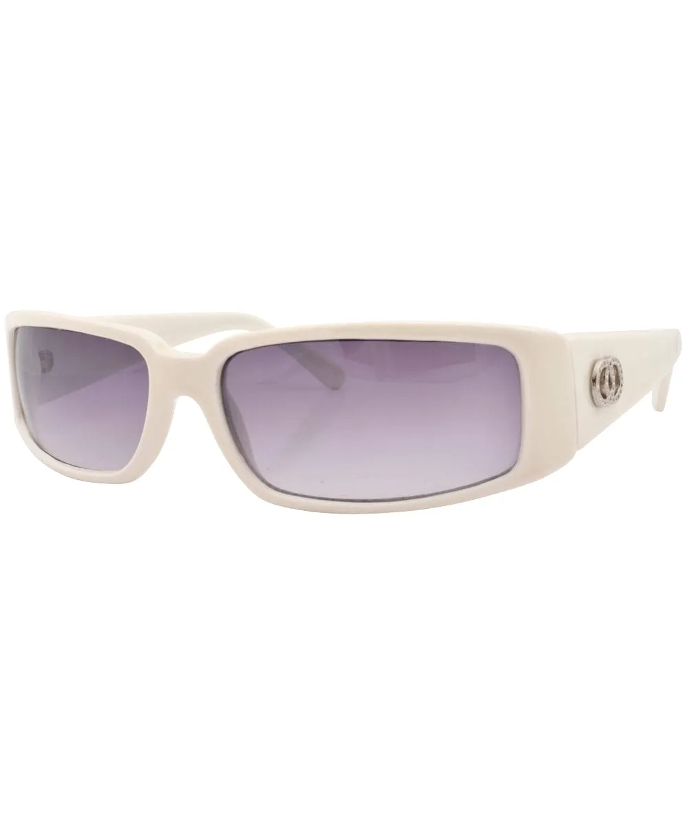 ENVY White Square Sunglasses sold by Giant Vintage product image thumbnail 3