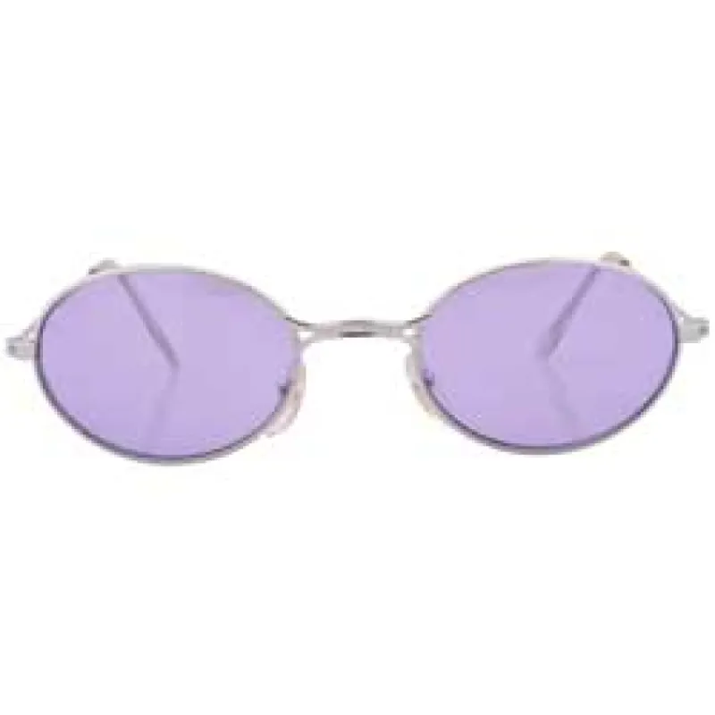 WEENIE Purple/Silver Cute Colored Oval Sunglasses sold by Giant Vintage