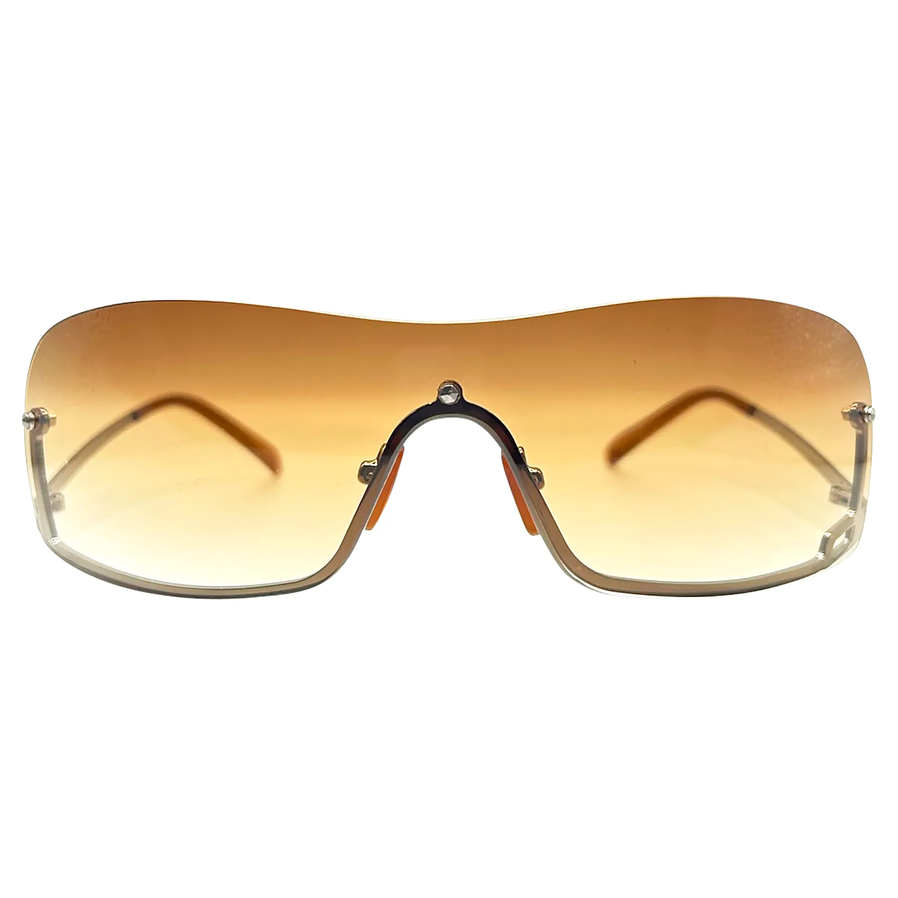 SWOOSH Rimless Sunglasses sold by Giant Vintage product image thumbnail 3