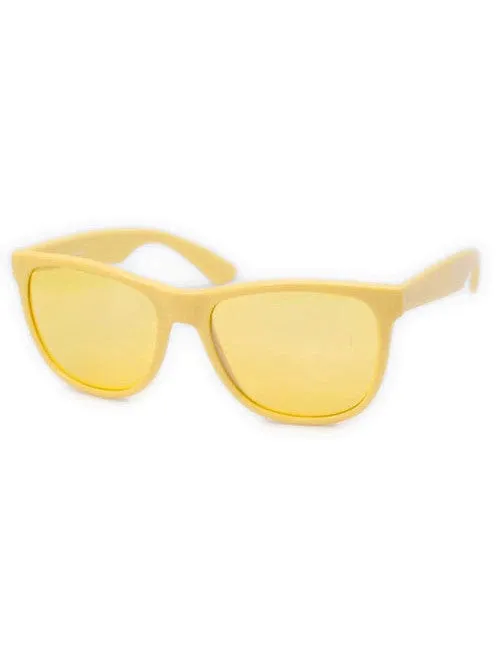 SORBET Yellow 80s Sunglasses sold by Giant Vintage product image thumbnail 2