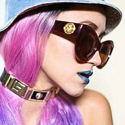 VENGA Brown Cat-Eye Sunglasses sold by Giant Vintage