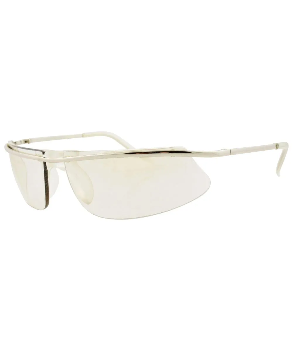SUGARED Silver/Flash Rimless Sunglasses sold by Giant Vintage product image thumbnail 3