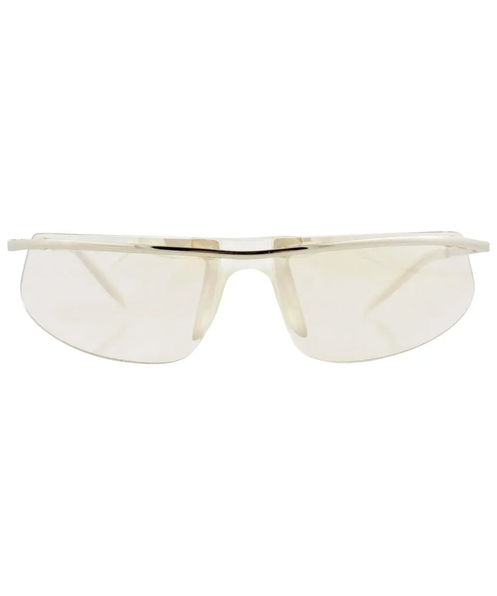 SUGARED Silver/Flash Rimless Sunglasses sold by Giant Vintage product image thumbnail 2