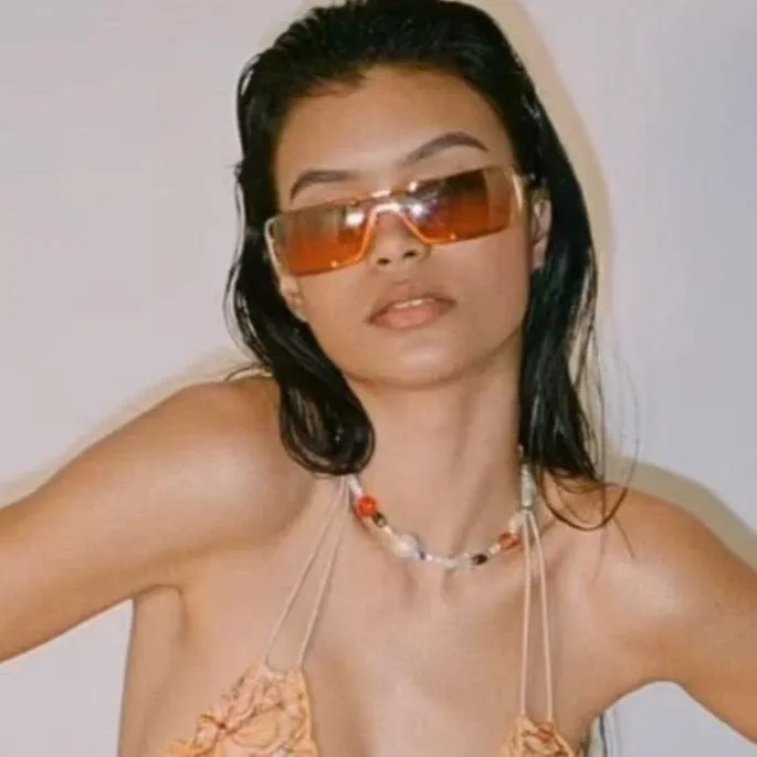 COLA Orange 90s Sport Sunglasses sold by Giant Vintage product image thumbnail 4