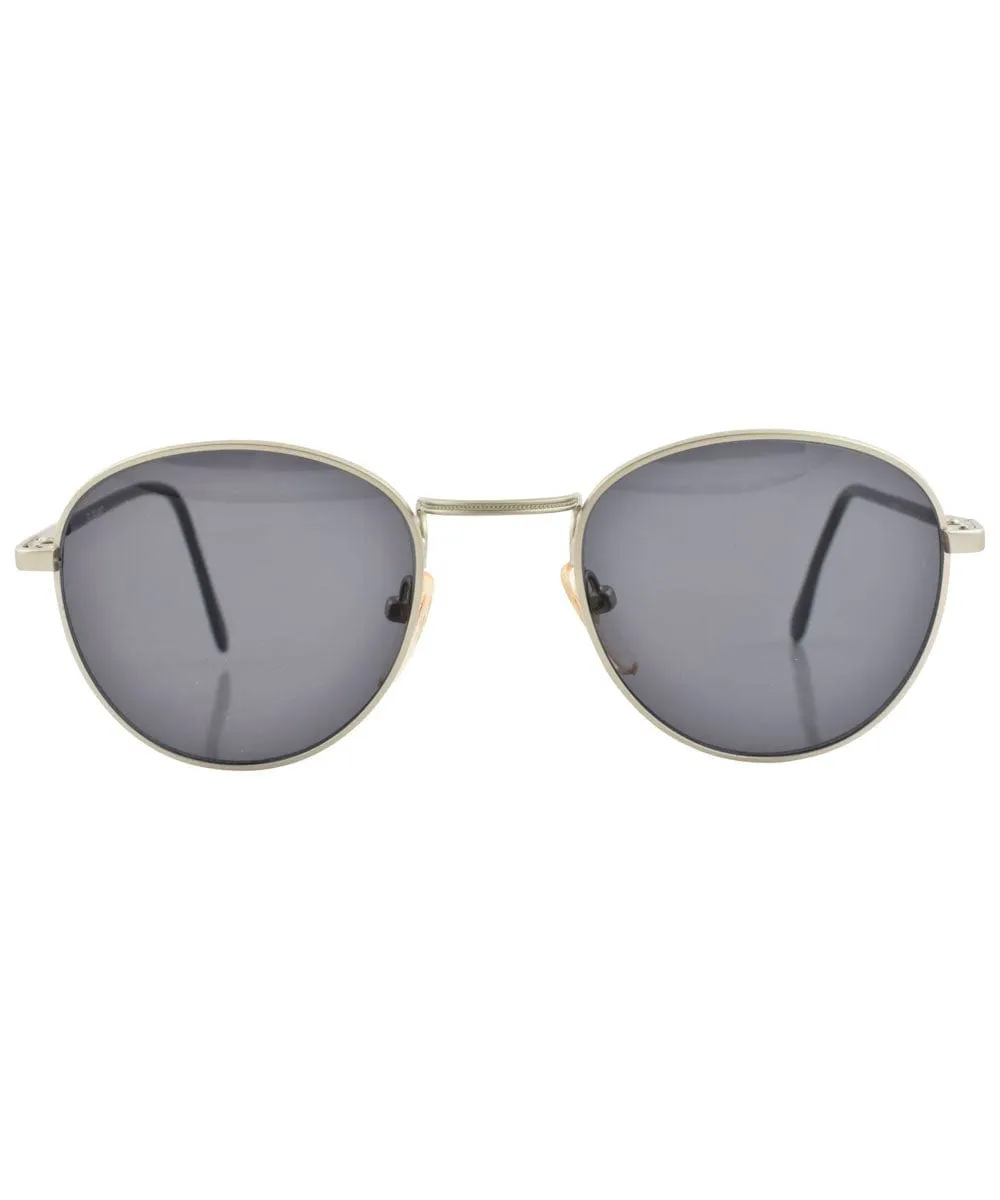 McMANUS Silver Round Sunglasses sold by Giant Vintage product image thumbnail 3