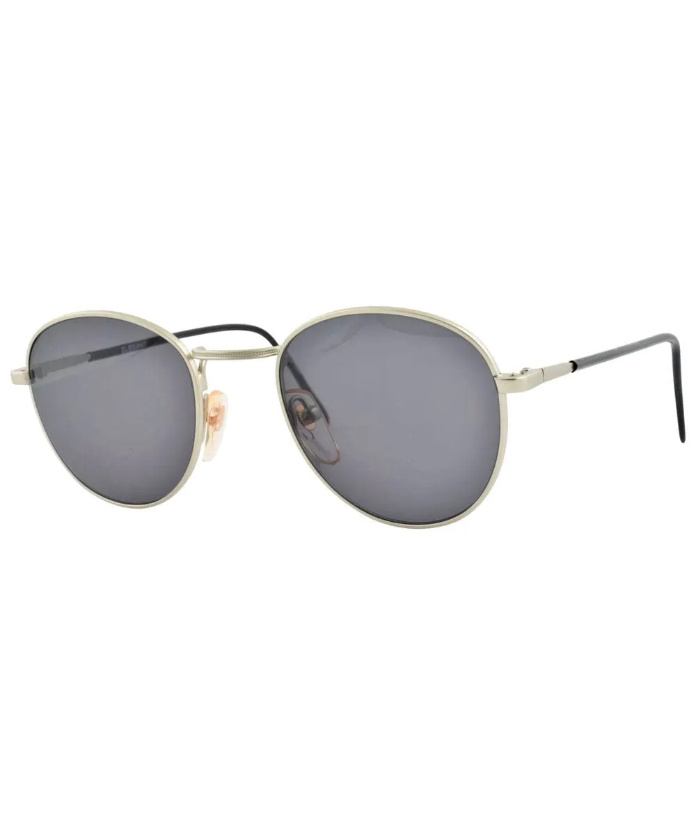 McMANUS Silver Round Sunglasses sold by Giant Vintage product image thumbnail 2