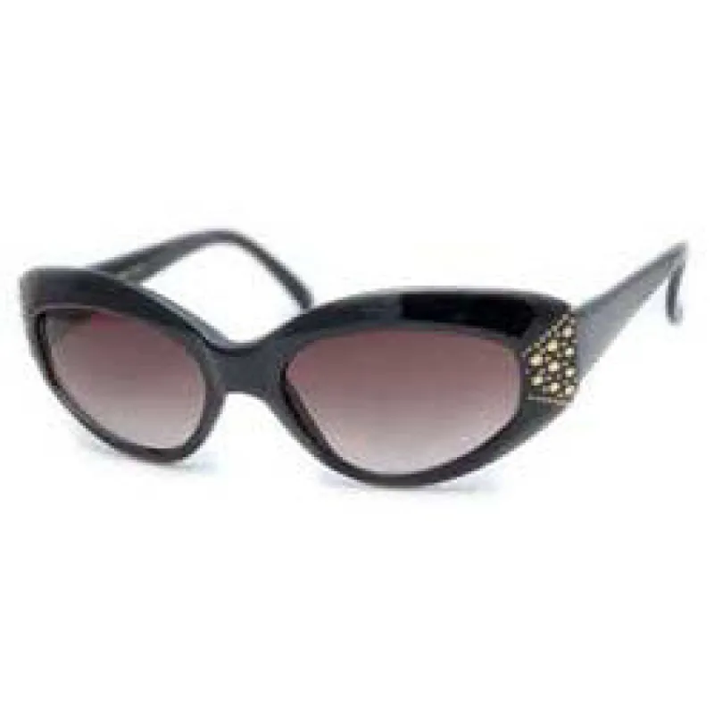 SPARROW Black Cat-Eye Sunglasses sold by Giant Vintage