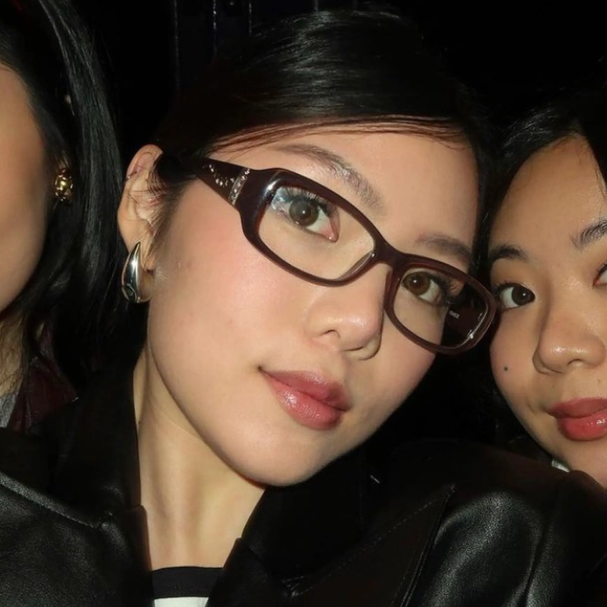 PRINCESSA Small Clear Rectangular 90s Glasses sold by Giant Vintage product image thumbnail 2