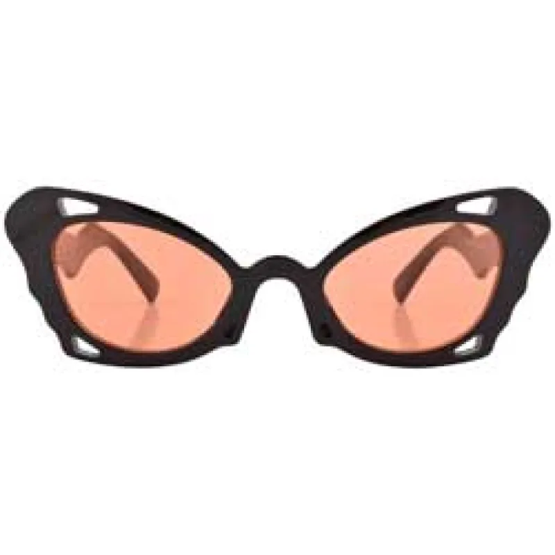 LOVE IS... Black/hazard Cat-Eye Sunglasses sold by Giant Vintage