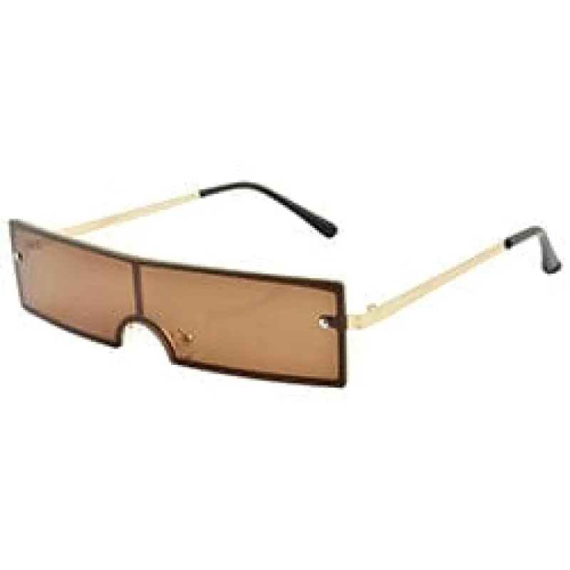 CHOW MEIN Brown Fashion-Forward Sunglasses sold by Giant Vintage