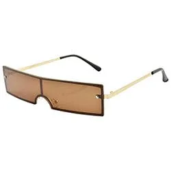 CHOW MEIN Brown Fashion-Forward Sunglasses sold by Giant Vintage