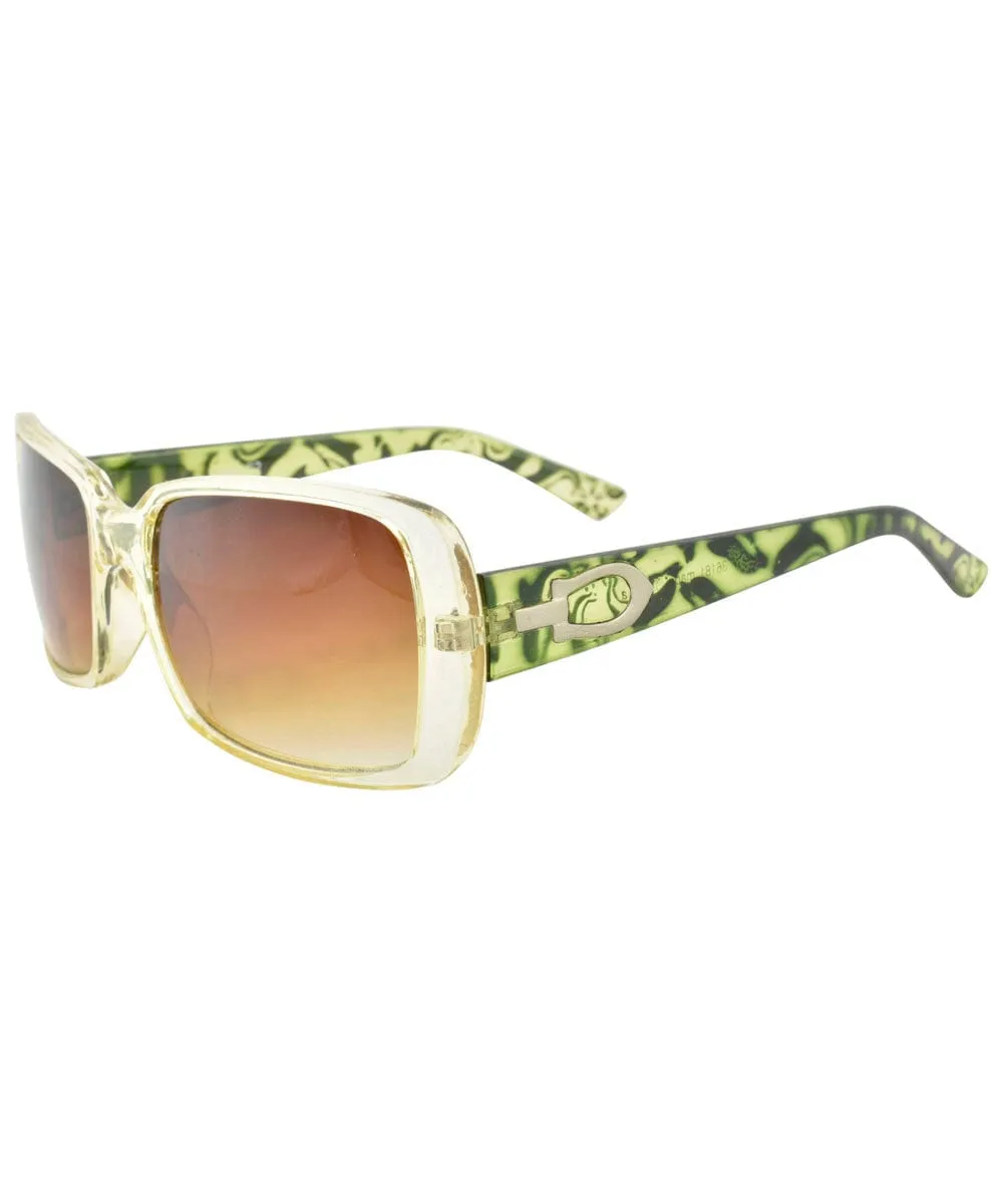 MIRANDA Green Square Sunglasses sold by Giant Vintage product image thumbnail 3
