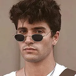 STAMPS Silver Round Sunglasses sold by Giant Vintage