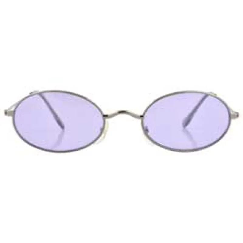 UPGRADE Gun/Purple Oval Sunglasses sold by Giant Vintage