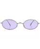 UPGRADE Gun/Purple Oval Sunglasses sold by Giant Vintage