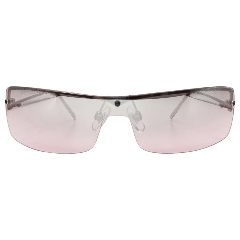 CALIFORNIA GIRL Frameless Shield Sunglasses sold by Giant Vintage