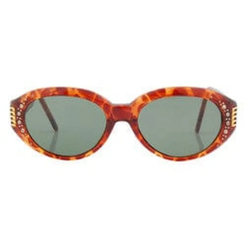 PASHA Tortoise Oval Sunglasses sold by Giant Vintage