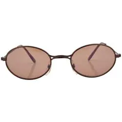 WEENIE Brown Oval Sunglasses sold by Giant Vintage