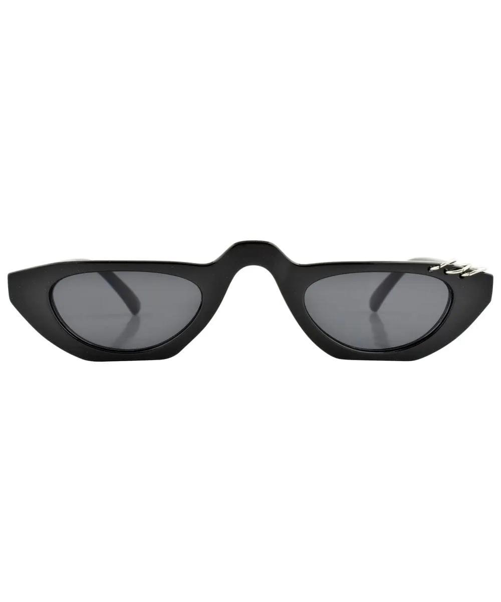 FARLEY Black Indie Sunglasses sold by Giant Vintage product image thumbnail 3