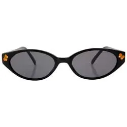 ADORBULOUS Black/Orange Cat-Eye Sunglasses sold by Giant Vintage