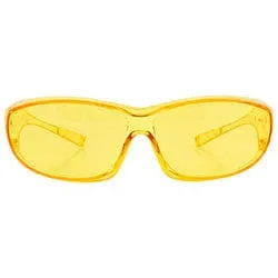 GASSS! Yellow Shield Sunglasses sold by Giant Vintage