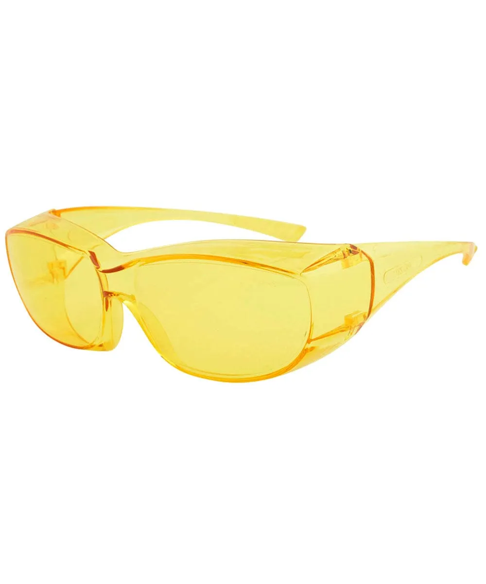 GASSS! Yellow Shield Sunglasses sold by Giant Vintage product image thumbnail 2