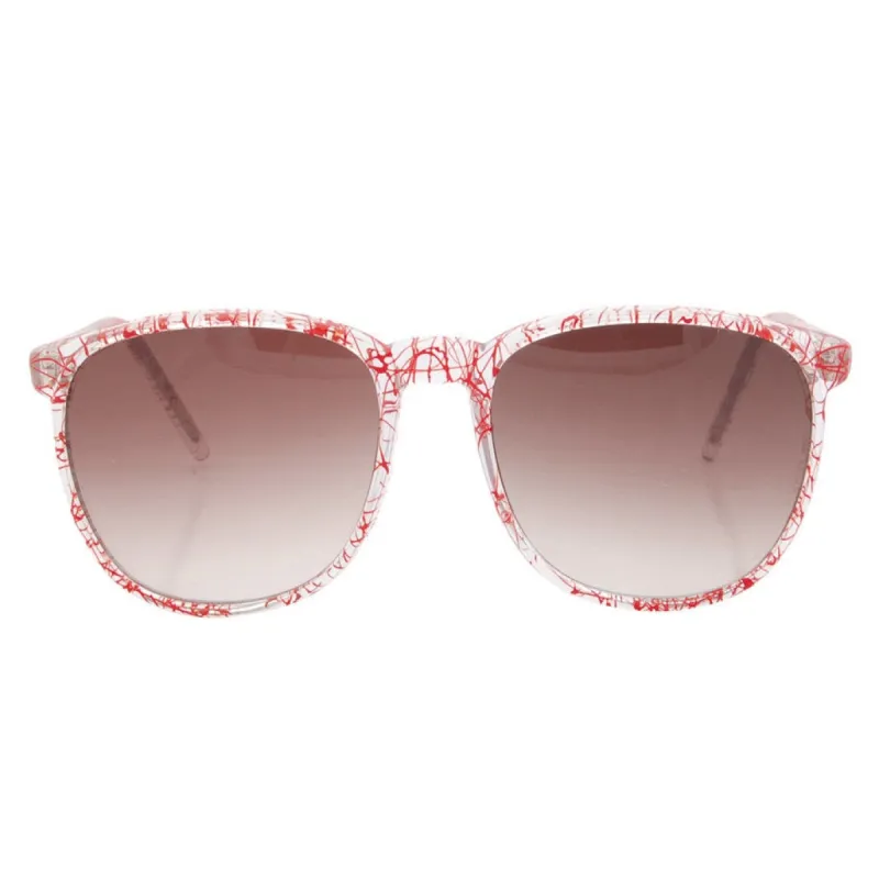 SQUEEZE Crystal Red Womens Sunglasses sold by Giant Vintage