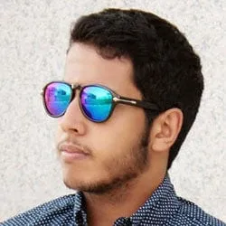 BILOXI Purple Aviator Sunglasses sold by Giant Vintage