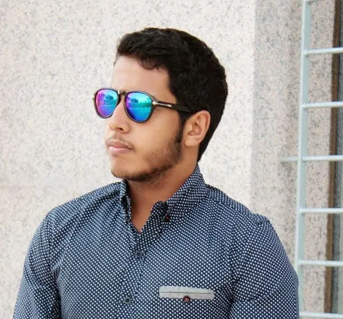 BILOXI Purple Aviator Sunglasses sold by Giant Vintage product image thumbnail 3