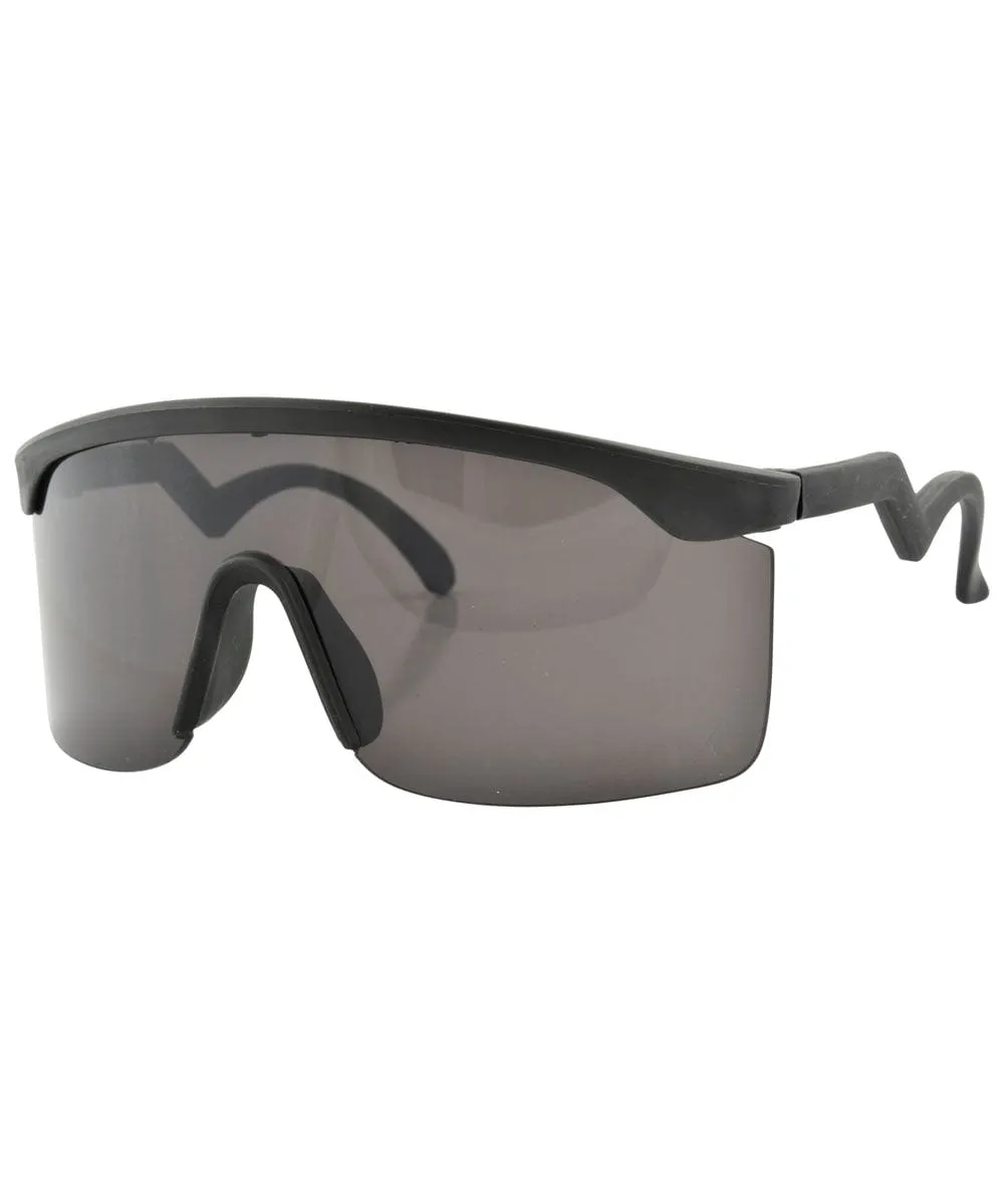 DAPP Black Shield Sunglasses sold by Giant Vintage product image thumbnail 2